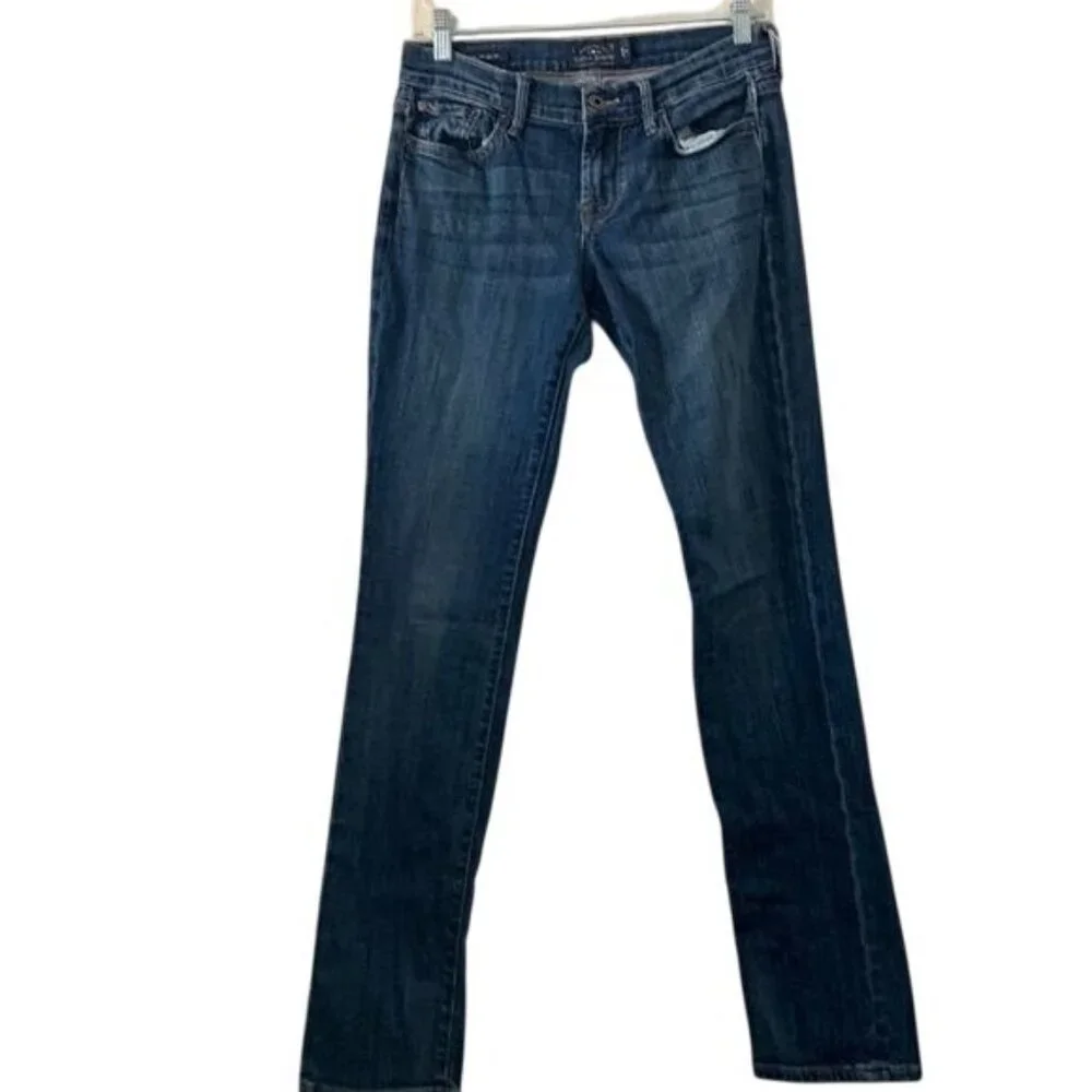 Lucky Brand Sweetn Straight Womens Jeans Size 0/25 Medium Wash Denim